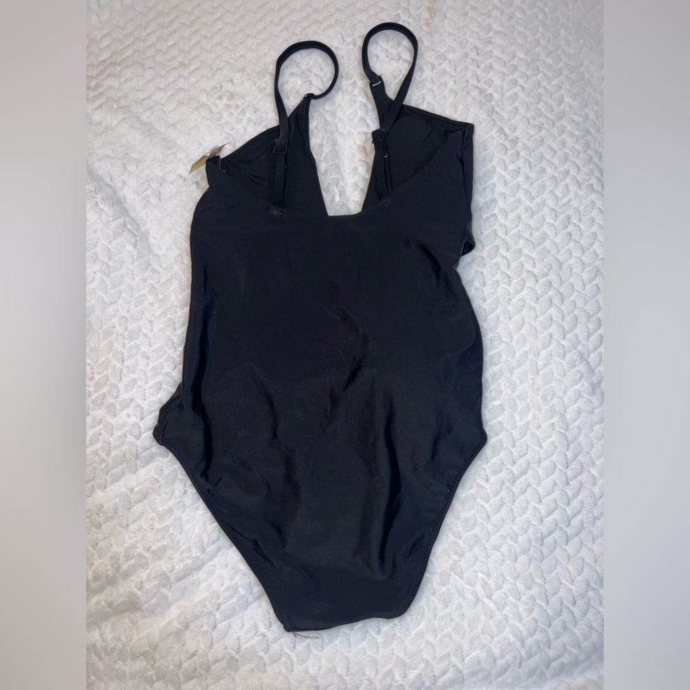 Aerie Black Swimsuit Tie-Wrap | XS | NWT - Picture 5 of 6